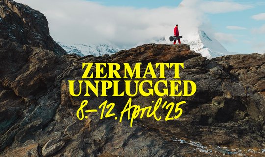 Kantig wie der Fels, gelb wie die Bergsonne: Das neue Branding nimmt Zermatt beim Wort... (Bild: zVg)