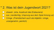 Welches Wort das Jugendwort des Jahres wird, wird am 25. Oktober bekanntgegeben... (Bild: Screenshot langenscheidt.com)