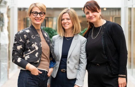 Neu im Führungsgremium: Tamara Schmid, Fitore Tasholli und Angelica Di Biase... (v.l., Bild: zVg)