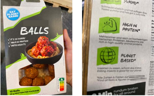 «Planet based» statt «plant based» sei für Veganer irreführend, beschwerte sich ein Konsument vergeblich... (Bild: © Lauterkeitskommission)