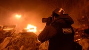Ein Reporten in Kiew im Februar 2014