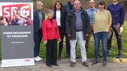 Der neue Vorstand der SRG Freiburg (v.l.): Claudia Gfeller-Vonlanthen, Bernadette Lehmann, Pia Meuwly Crippa, Erwin Schweizer, Jean-Claude Goldschmid (Präsident), Fahrettin Calislar, Chantal Müller und Marc Kipfer... (Bild: zVg)