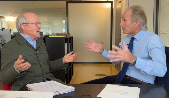 Hans Geiger (l.) und Lukas Hässig im Visier der Credit Suisse...          (Screenshot Inside Paradeplatz)