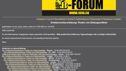 Im Forum 1898.ch dürfen keine Zeitungs- oder Zeitschriftenartikel mehr gepostet werden… (Bild: Screenshot 1898.ch)