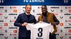 Benjamin Mendy (r.) bei seiner Präsentation mit FCZ-Sportchef Milos Malenovic... (Bild: FCZ / zVg)