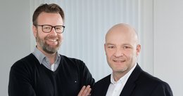 Stefan Huber und Thomas Hutter (r.)