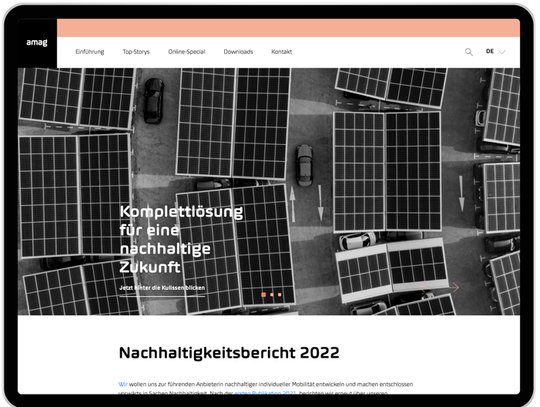 Heads für Amag: Nachhaltigkeitskommunikation transparent und digital…       (Bild: zVg)
