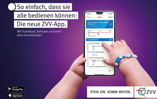 Die neue Kampagne läuft ab dem 18. Oktober auf den Ticket-Automaten-Screens sowie als ÖV-Innenwerbung... (Bild: Serviceplan)