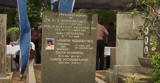 Das Tribunal wird drei Fälle eingehend behandeln, darunter der Fall von Lasantha Wickrematunge. Der Journalist wurde 2009 in Colombo auf offener Strasse zu Tode geprügelt... (Bild: Screenshot Youtube/Al Jazeera)