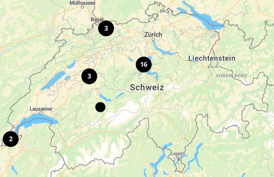 Noch sind erst wenige Recherchen auf der neuen Plattform von Correctiv, Reflekt und WAV dokumentiert... (Bild: Screenshot)