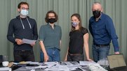 Ein Gründerteam mit Mut: (v.l.) Sebastian Schneider, Marion Loher, Nicole Tannheimer und Urs Bucher...    (Bild: Urs Bucher)