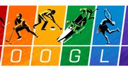 Farbenfrohes Google-Doodle