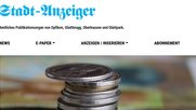 Der «Stadt-Anzeiger» wird ab 2024 in alle Opfiker Haushaltungen verteilt... (Bild: Screenshot stadt-anzeiger.ch)