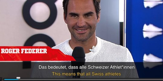 Roger Federer hofft im Video auf der On-Webseite, dass er auch selber in Tokio an den Start gehen kann. Die Aufnahme ist allerdings etwas älter...