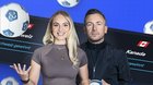 Bringen Fussballexpertise ins Spiel: Die kroatische Naionalspielerin Ana Maria Marković und Ex Nati-Spieler Daniel Gygax...     (Bild: 20 Min./zVg)