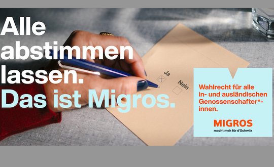 Verantwortung für Umwelt und Gesellschaft: Das will die Migros mit der neuen Kampagne vermitteln. (Bild zVg)