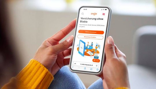 Die Online-Versicherung positioniert sich als digitaler Lifestyle Brand... (Bild Screenshot)