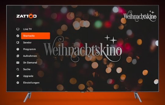 Der Schweizer Streaming-Dienst läutet mit Weihnachts-Klassiker den Advent ein... (Bild: zVg / © Zattoo AG)