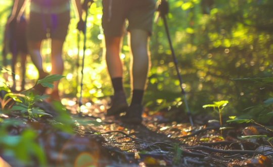 Wandern, Träumen und Spenden: Mit jedem gewanderten Kilometer wird Geld für «benachteiligte Menschen» gesammelt... (Bild: zVg)