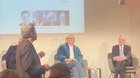 Vier Aktivisten vom «Drop Kollektiv» kaperten kurzweilig die NZZ-Podiumsdiskussion «Uno – eine Vision schafft sich ab» am Donnerstagabend... (Bild: Video/Insta/versch.)
