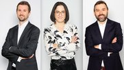 Drei Neue in der Agenturführung: Michael Köpfli, Claudia Eugster und Mikis Graf. (v.l.n.r.) (Bilder zVg)