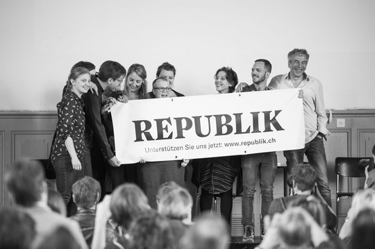 Woher stammen die Gelder der «Republik»...? (Bild: Republik)