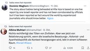 Dei SteuerzahlerInnen bezahlen Propaganda mit antisemtischen Inhalten und Relativierung der Morde an Jüdinnen und Juden... (Screenshots X)