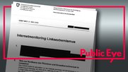 Public Eye hat beim Nachrichtendienst des Bundes 431 eigentlich illegale Einträge über sich gefunden...                       (Bild: Public Eye)