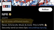 National Public Radio (NPR) belieferte bisher seine 52 Accounts auf Twitter mit aktuellen Nachrichten...