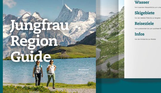 Einheitlichers Design für die fünf Tourismusorte im Berner Oberland Grindelwald, Wengen, Lauterbrunnen, Mürren und Haslital... (Bild zVg)