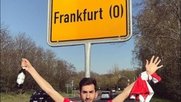 Portugiesischer Fan im «falschen» Frankfurt