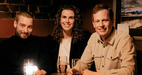 Das Aufsteiger-Trio: Janik Lindenblatt (l.), Theresa Gramckow und Martin Huber...   (Bild: Brinkertlück/zVg)