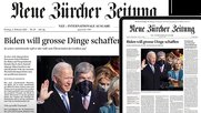 Formal wurden die Printausgabe und das E-Paper der internationalen NZZ vereinheitlicht...