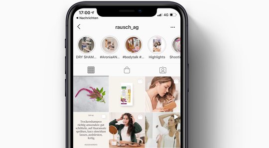 Rausch auf Instagram: «Selbstverständlich müssen wir nun auch verstärkt dort kommunizieren, wo sich unsere Zielgruppe bewegt...»