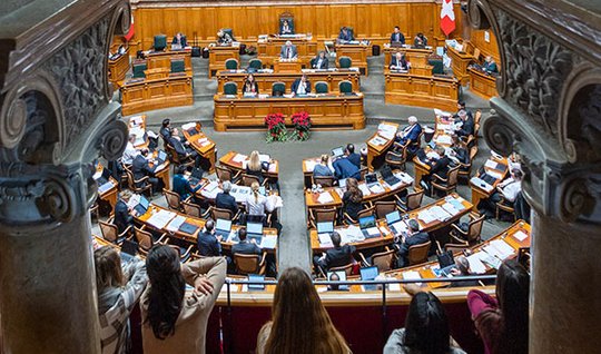 Wer keine feste Akkreditierung hat, darf nicht mehr zu den Politikerinnen und Politikern rein...