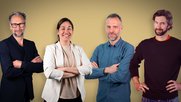 Von Links: Jan Imberi (Head of Creation), Eloisa Avila, Stephan Frick und Christoph Runne (Creation Teamleaders) (Bild: Habegger AG) 