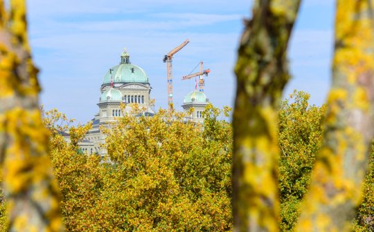 Kräftemessen: Der Nationalrat will die KMU von der SRG-Abgabe befreien, der Ständerat stemmt sich dagegen. (Bild © parlament.ch)