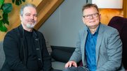 Michael Andai (links) und Christoph Soltmannowski füllen den «AI Channel» mit Content... (Bild: zVg / © Marco Zangger)