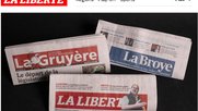 «La Liberté», «La Gruyère» und «La Broye Hebdo» werden künftig von einer fusionierten Redaktion produziert... (Bild: Screenshot laliberte.ch)