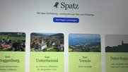  Aus der Region für die Region: Webseite des «Spatz»…  (Screenshot «Spatz»)