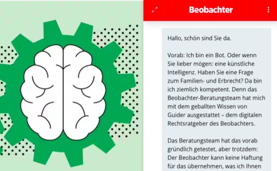 «Hallo, schön sind Sie da»: Es menschelt beim neuen Familienrechts-Chatbot... (Bild: zVg)