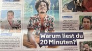 25 Jahre «20 Minuten»: KI mischt in Jubiläumsausgabe mit...     (Bild: Sreenshot 20 Minuten)