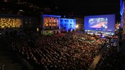 Die Piazza Grande während des Filmfestivals