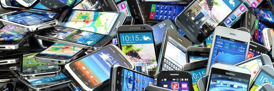 In der Schweiz sind heute 5,4 Millionen Smartphones im Einsatz, ohne doppelte Geräte gezählt...