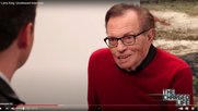 Verschmitzt, geistreich und charmant: Larry King im Interview mit Brendon...