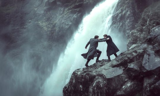 Was geschah wirklich beim Duell an den Reichenbachfällen im Kanton Bern? (Bild: zVg)