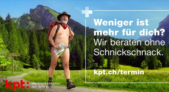 Die Agentur Familiy hat auch dieses Jahr wieder die Hose bei der Berner KPT an... (Bild: zVg)