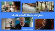 In kurzen Spots werden Musikerinnen und Musiker bei ihrer nachhaltigen Kunst gezeigt...               (Cover: Freundliche Grüsse)