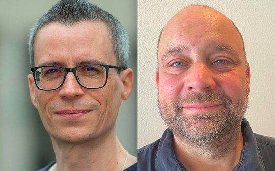 Michael Gurtner und Samuel Günter führen gemeinsam das neue Ressort der Berner Gesamtredaktion. (Bild zVg)