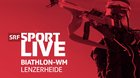 SRF berichtet von der Biathlon-WM… (© SRF)